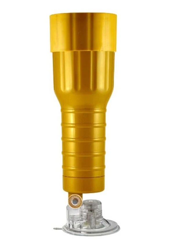 Desire Cup Fener Tipi Vantuzlu Suni Vajina Mastürbatör - Altın