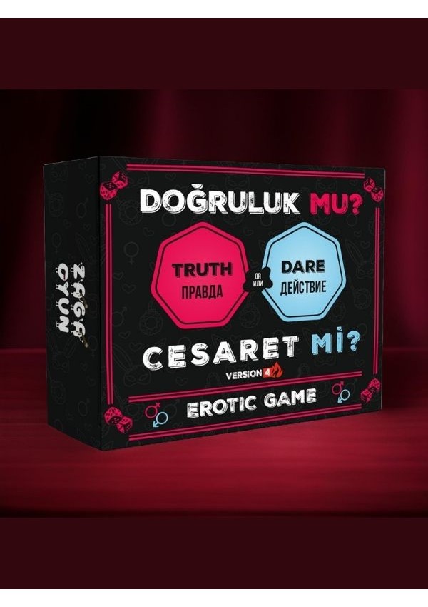 Doğruluk Mu Cesaret Mi Erotik Kutu Oyunu Yenilenmiş 4.versiyon