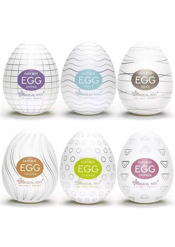 Magical Kiss Egg Erkeklere Özel Esnek Yumurta 6'lı