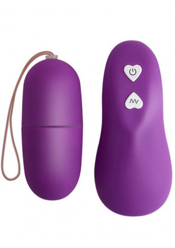 Man Nuo Uzaktan Kumandalı Mini Masaj Vibratörü Mor