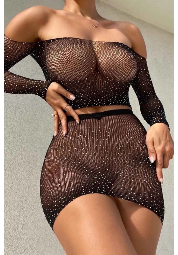 Taşlı Etekli Özel Tasarım Takım