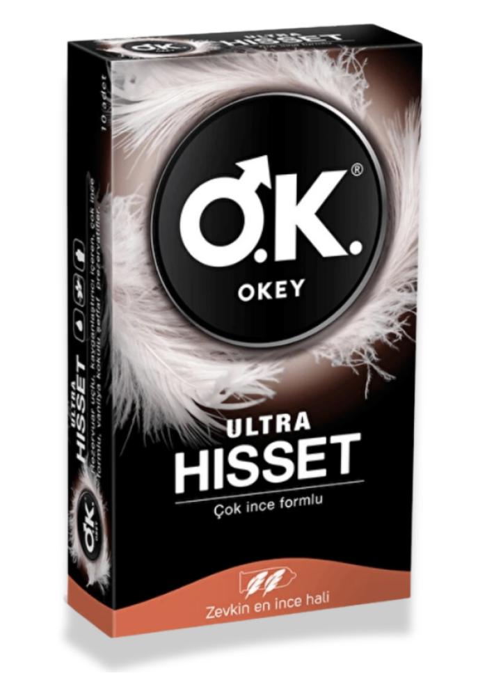 OKEY Ultra Hisset 12'li Prezervatif