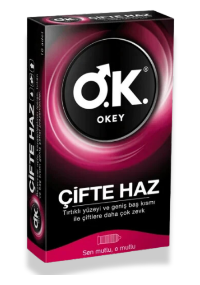 OKEY Çifte Haz 12'li Prezervatif