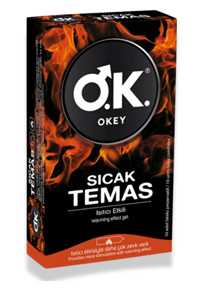 OKEY Sıcak Temas 12'li Prezervatif